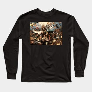 The Fall of the Rebel Angels - Pieter Bruegel the Elder Long Sleeve T-Shirt